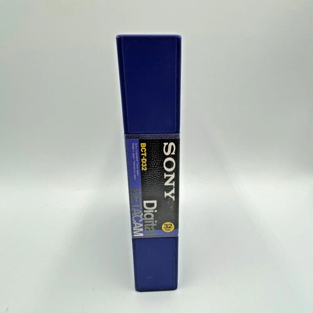 Sony BCT-D32 32 Minute Digital Betacam Video Tape‎ Cassette Meta Made in Japan